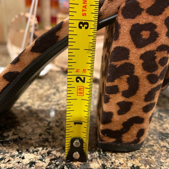 A NEW DAY Cheetah Print Block Heel Sandal! - Picture 5 of 6